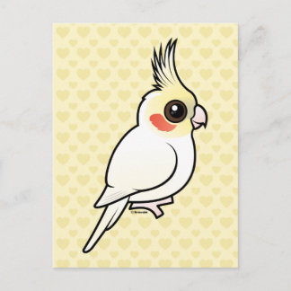 Lutino Cockatiel Postkarte