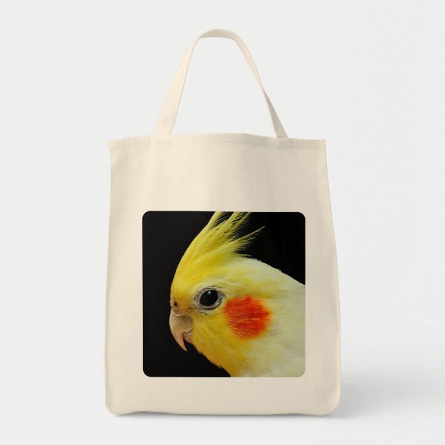 Lutino Cockatiel Tragetasche (Vorne)