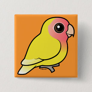 Lutino Pfirsich-gesichtiger Lovebird Button