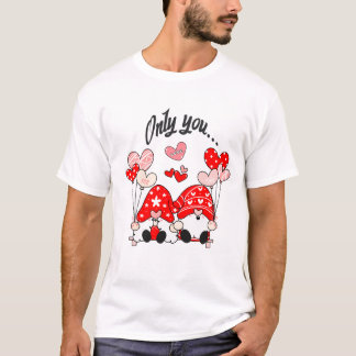 Lutins verliebte Only You 1 Liebesnachricht T-Shirt