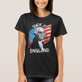 Lutsch es England 4. Juli George 1776 Amerika Fl T-Shirt