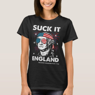Lutsch-es England Lustiges 4. Juli-Shirt George-wa T-Shirt