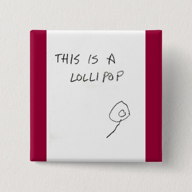 Lutscher Button (Vorderseite)