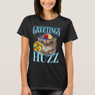 Lutscher-Katzen-Meme-Grüße Huzz Lustige Dumm Katze T-Shirt