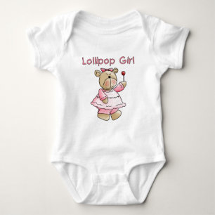 Lutscher-Mädchen-T-Shirts und Geschenke Baby Strampler