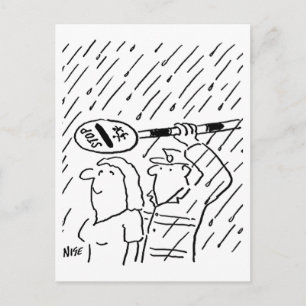 Lutscher-Mann ist ritterlich Postkarte