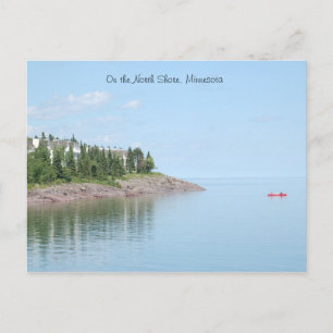 Lutsen Bliss, an der Nordküste, Minnesota Postkarte