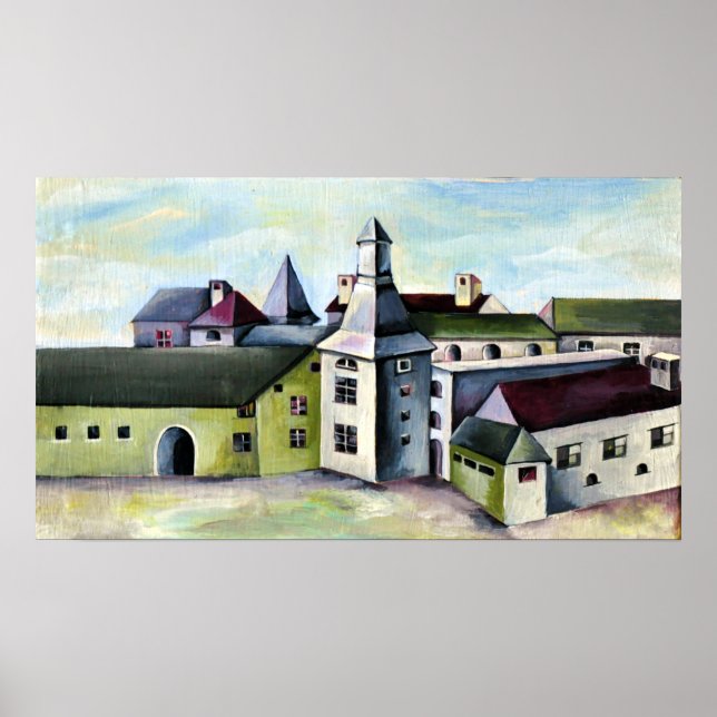 Lüttich, eine Schlösser aus dem Mystischen Stein Poster (Vorne)