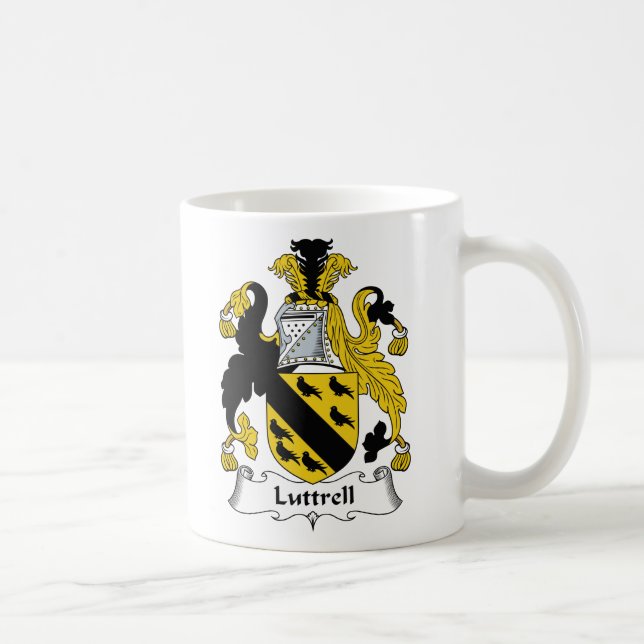 Luttrell Familienwappen Kaffeetasse (Rechts)
