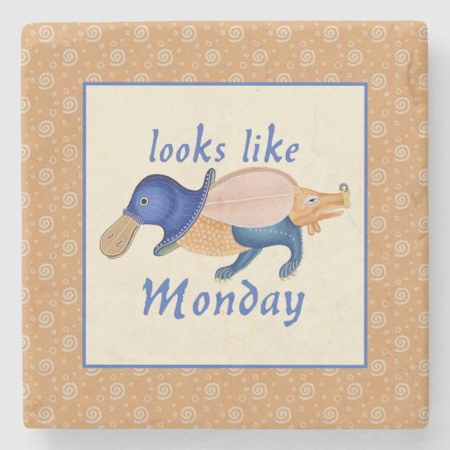 Luttrell Psalter Critter Stone Untersetzer (Vorderseite)