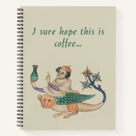 Luttrell Psalter Person Spiral Notebook Notizbuch