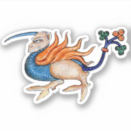 Luttrell Psalter Vinyl Sticker