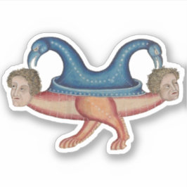 Luttrell Psalter Vinyl Sticker
