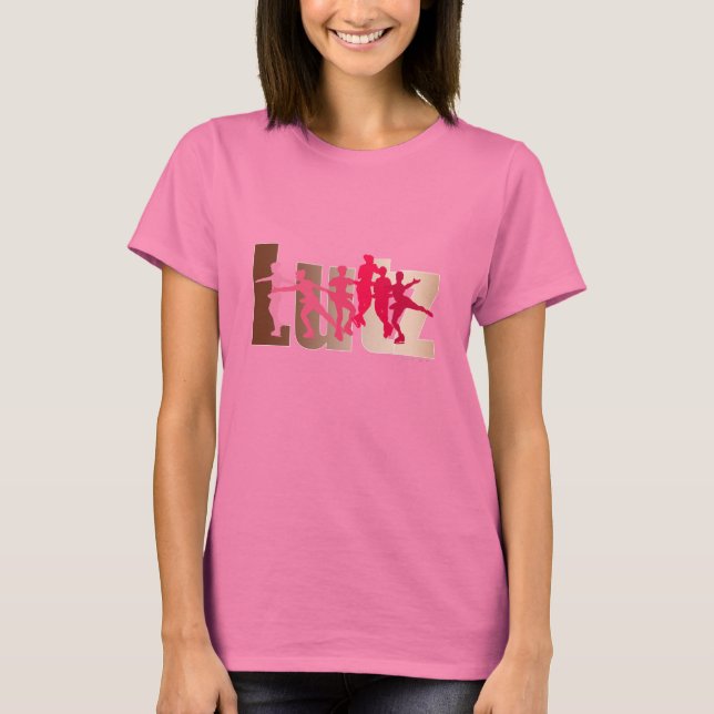 Lutz figure Skaten Shirt (Vorderseite)