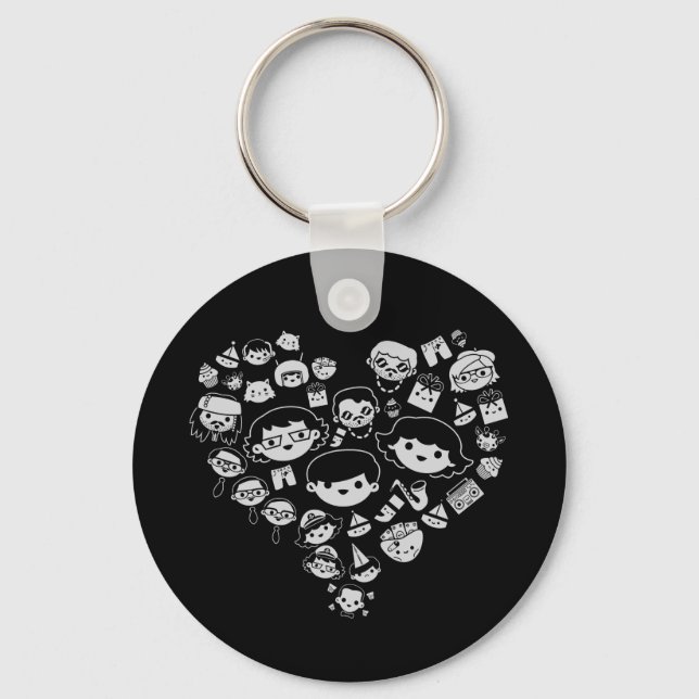 Luv 2 schlüsselanhänger (Vorderseite)