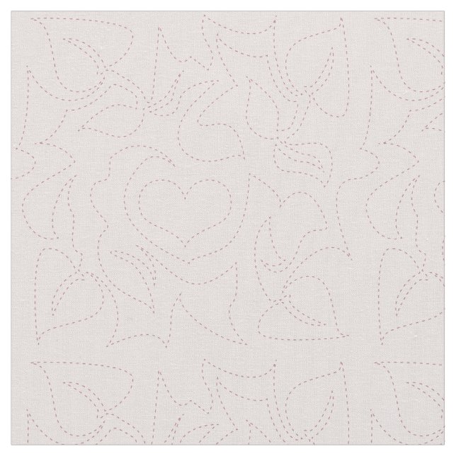 Luv bis Quilt (Linie) - Baumwolle (56") Stoff (Nahaufnahme)