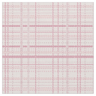 Luv bis Quilt (rosa kariert) - Baumwolle (56") Stoff