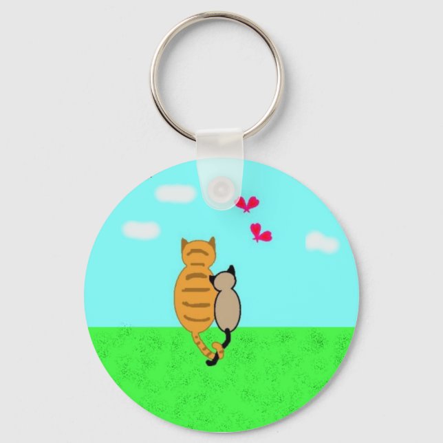 Luv Cats Schlüsselanhänger (Vorderseite)