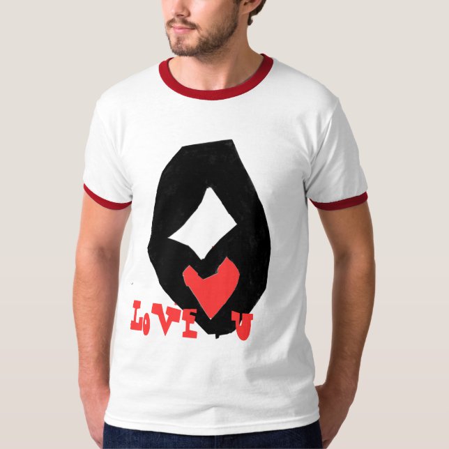 Luv Hände T-Shirt (Vorderseite)