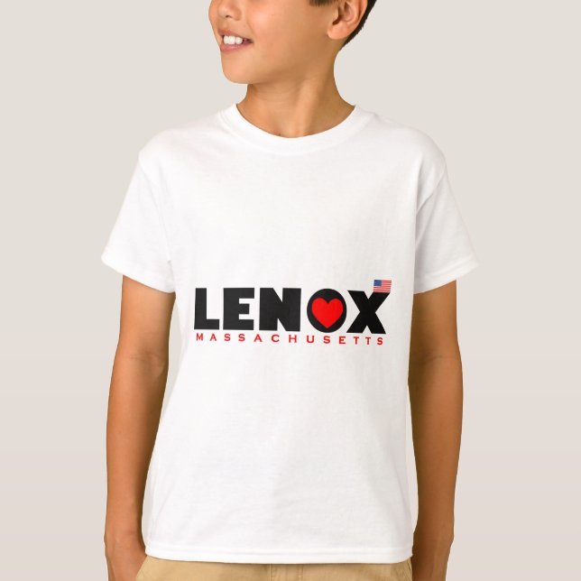 Luv Lenox mit Flagge T-Shirt (Vorderseite)