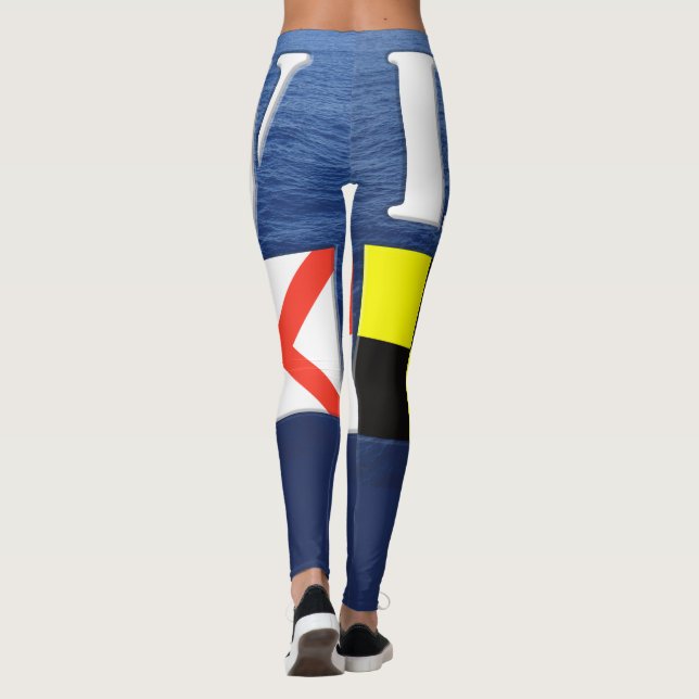 LUV MARINE STYLE LEGGINGS (Rückseite)