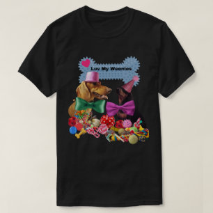 Luv My Weenies T - Shirt für Männer/Frauen