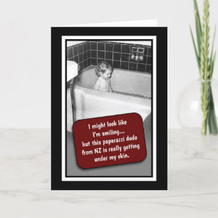 Luv U ❤️ Luv Me Fun Greeting Card w/white envelop Karte