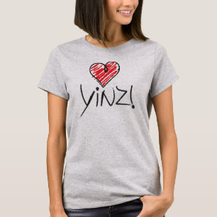 LUV YINZ LADY-T - SHIRT