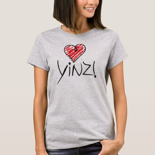 LUV YINZ LADY-T - SHIRT (Vorderseite)