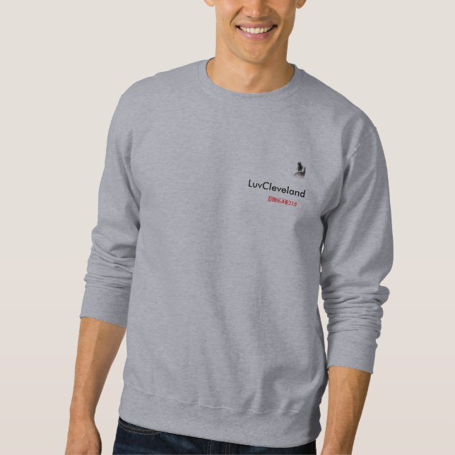 LuvCleveland 1. Produkt Sweatshirt (Vorderseite)