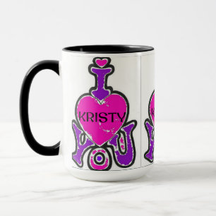 LUVMUG™ Kristy- LUVYBZ® Liebe - Geschenke Kaffee-C Tasse