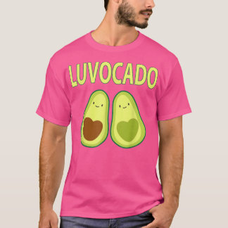 Luvocado Avocado Liebe Funny Couple Valentinstag T-Shirt