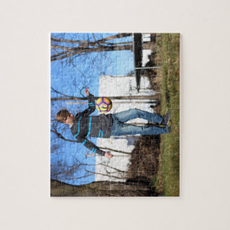 Lux-Fußball-Puzzlespiel, 8" x 10", 110 Stücke Puzzle