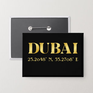 Lux Gold Dubai Breite und Länge Button