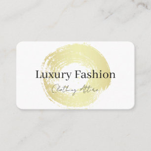 Lux Gold Gebürstet   Modern Stylisch  Visitenkarte
