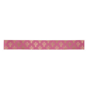 Lux Gold Lilie und Raspberry Sorbet Satinband