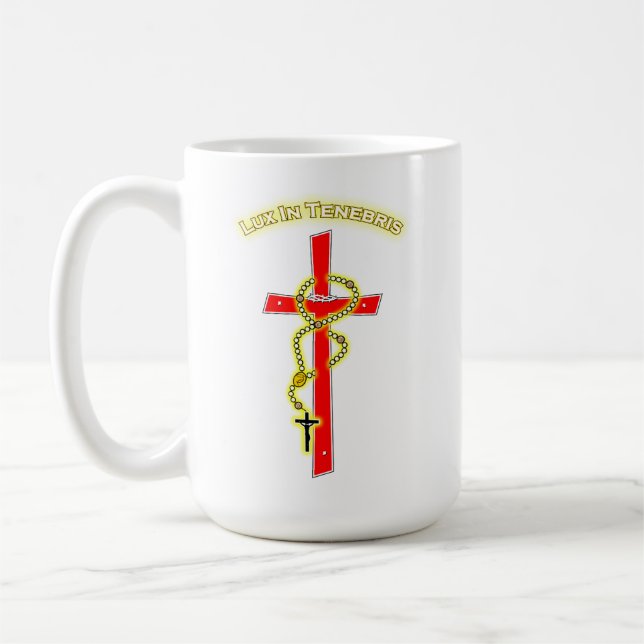 Lux in Tenebris - Rosary 02 Kaffeetasse (Links)