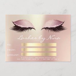 Lux Lashes Rosa Gold Makeup Zertifikat Geschenk1