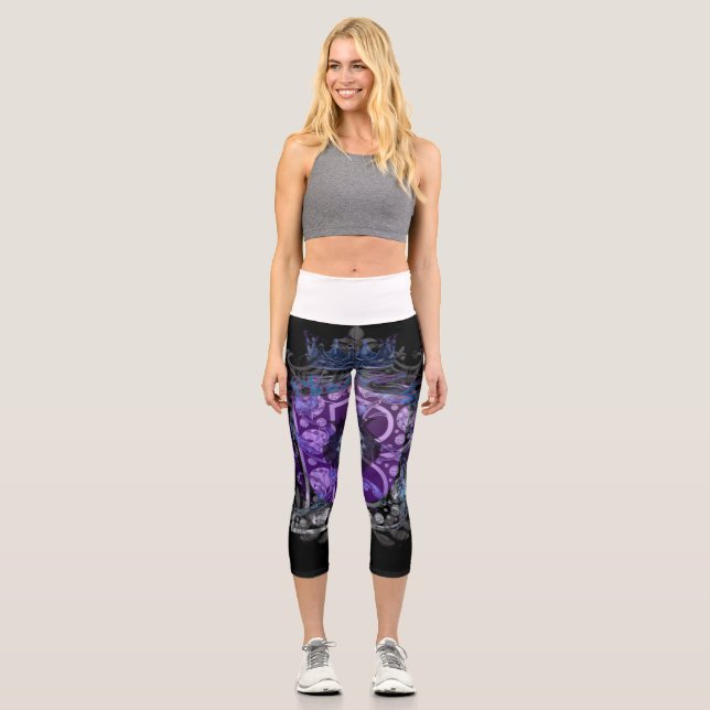 Lux Lyon für Mädchen lv  Capri Leggings (Vorderseite)