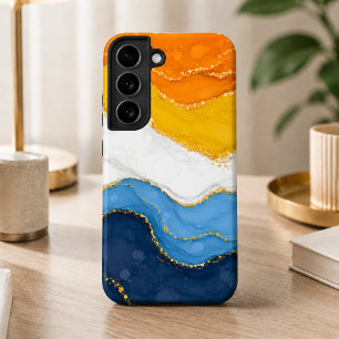 Lux Marmor AroAce Pride Farben Samsung Galaxy Hülle