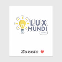 Lux Mundi (Licht des Wortes) Bibelaufkleber
