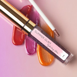 Lux Stroke Lip Gloss Cosmetic White Label Etiketten