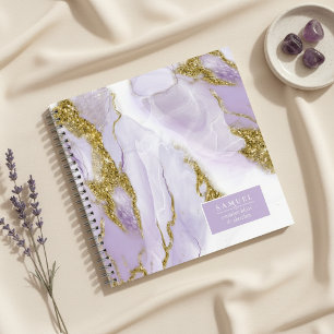 Lux Tinte Lavendel Abstrakt ID990 Notizbuch