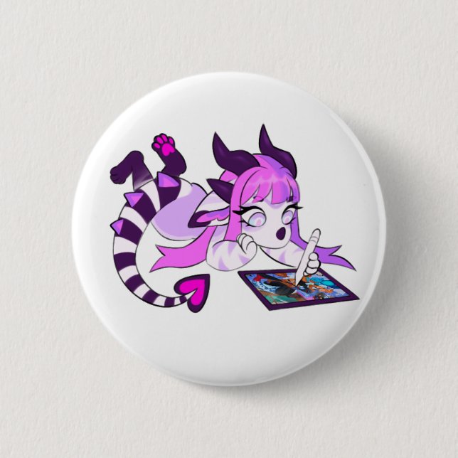 Lux Zugin Button (Vorderseite)