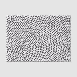 Luxe Black Confetti Dots Tissue Paper Seidenpapier