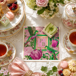 Luxe-Botanical-Teeparty-Cocktail Serviette