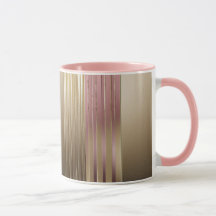 Luxe Combo-Tasse in Gold und Rosa