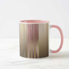 Luxe Combo-Tasse in Gold und Rosa Tasse
