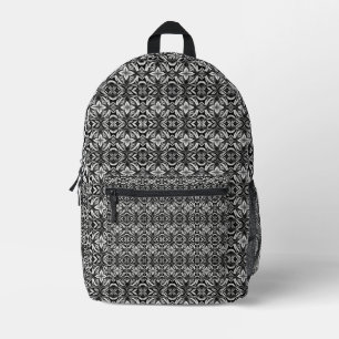 Luxe Deko Black & White Bedruckter Rucksack