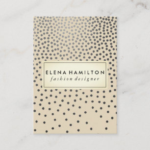 Luxe geklatschtes Muster Visitenkarte